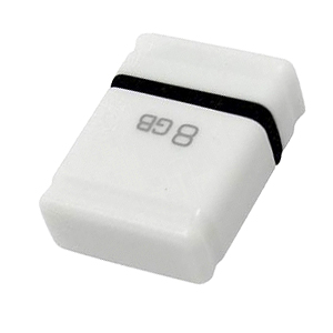 Флэш-диск QUMO 08 Gb Nano White (25/7500)