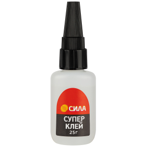 Супер-клей СИЛА SGTB-25 25 г пластик туба