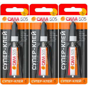 Набор супер-клея СИЛА 505 SET3-505-31 3 г х 3 шт