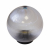 Садово-парковый светильник ЭРА НТУ 02-60-252 шар прозрачный призма на опору / кронштейн IP44 Е27 max60Вт d250mm
