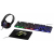 Клавиатура и мышь комплект Intro DX850 игровые 1200-3600dpi + коврик + гарнитура черный