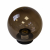 Садово-парковый светильник ЭРА НТУ 01-150-405 шар дымчатый на опору / кронштейн IP44 Е27 max150Вт d400mm