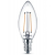 Лампочка светодиодная Philips LEDClassic В35 4Вт 3000К Е14 / E14 филамент свеча теплый белый свет