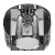DK21 CH/WH/BK Светильник ЭРА декор "усеченный куб" MR16,12V/220V, 50W,  хром/прозрачный/черный (30/5