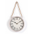 Innova Часы W08310, материал металл + крафт веревка, диаметр 22 см, цвет темно серый (4/240)