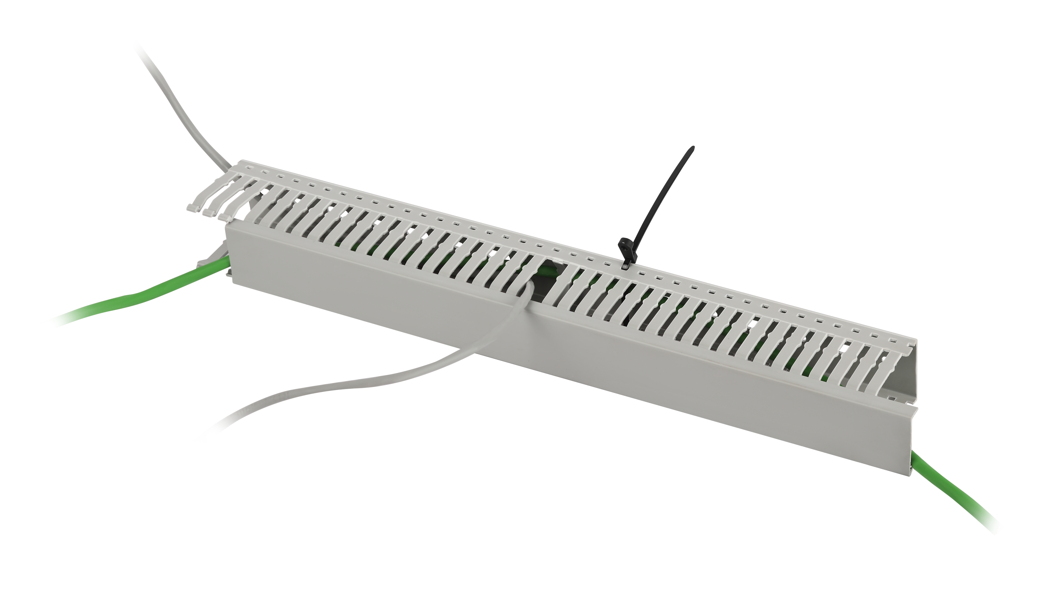 Кабель-канал ЭРА KK-40-60-PERF-RF перфорированный серый 40х60мм 36м