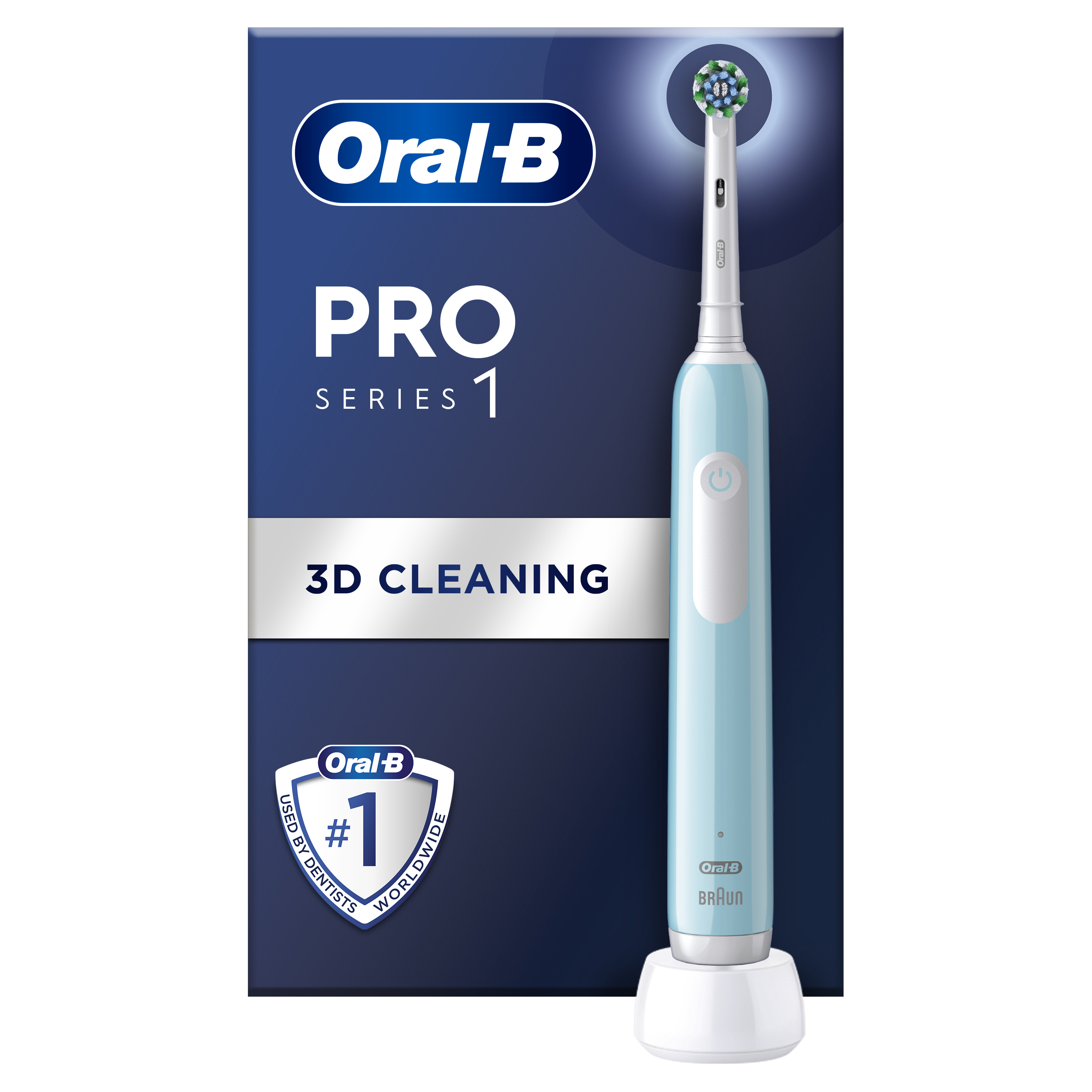 Электрическая зубная щетка ORAL-B Pro 1 (500)/D305.513.3 Бирюзовая 3 режима тип 3791