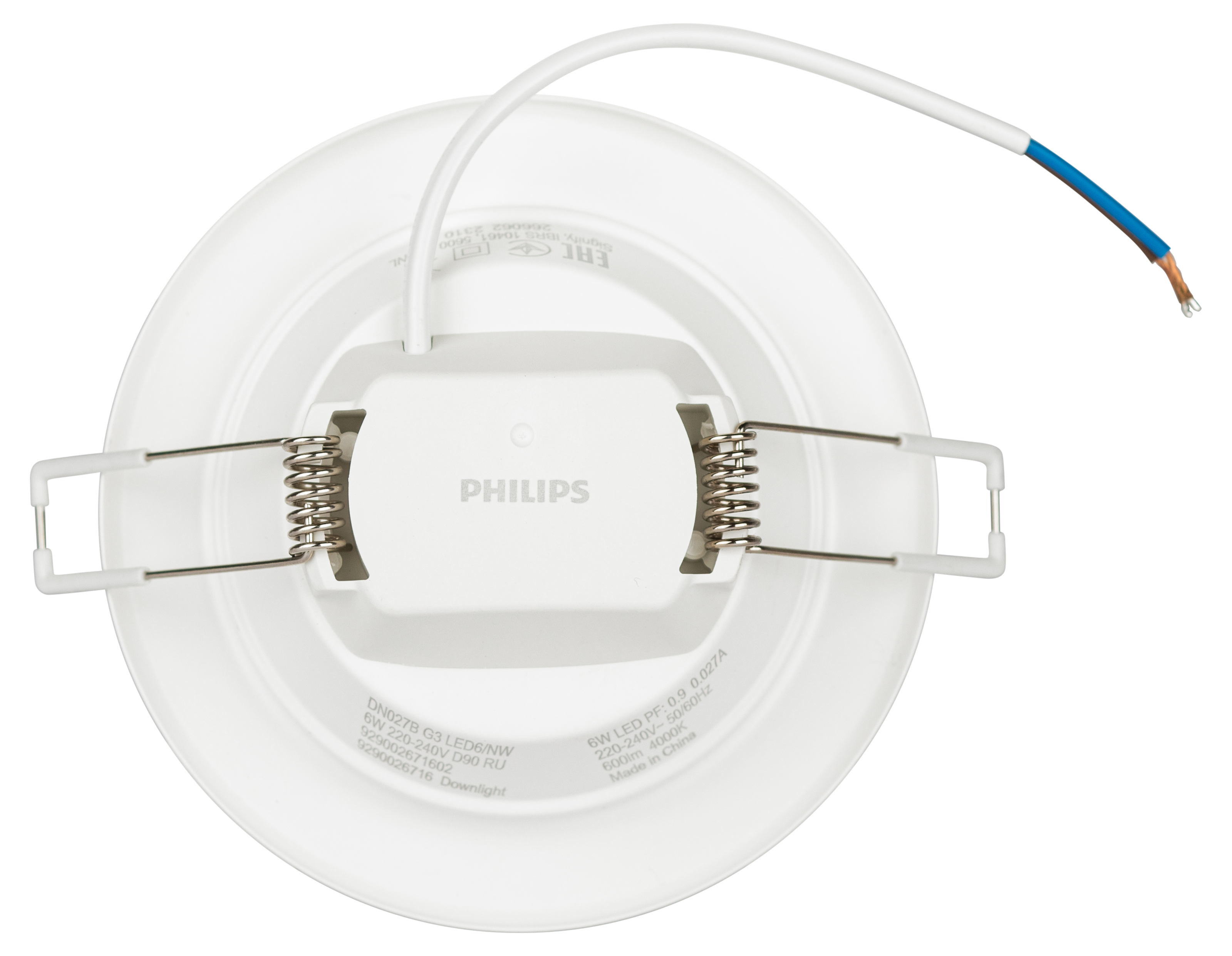 Светильник светодиодный встраиваемый Philips DN027B LED6 6Вт 4000К 220 ...
