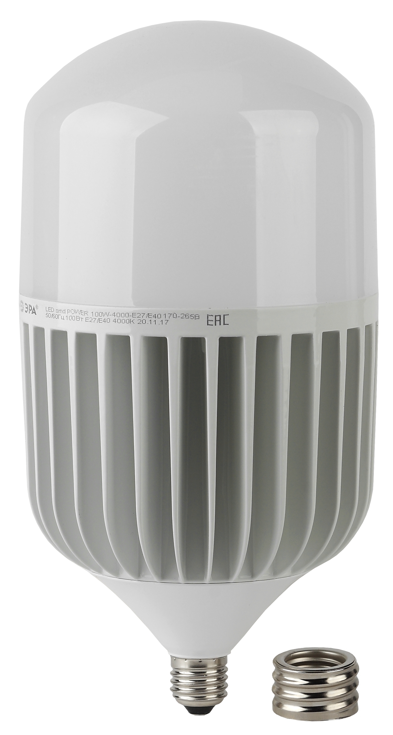 светодиодная ЭРА STD LED POWER T160-100W-6500-E27/E40 Е27 / Е40 .