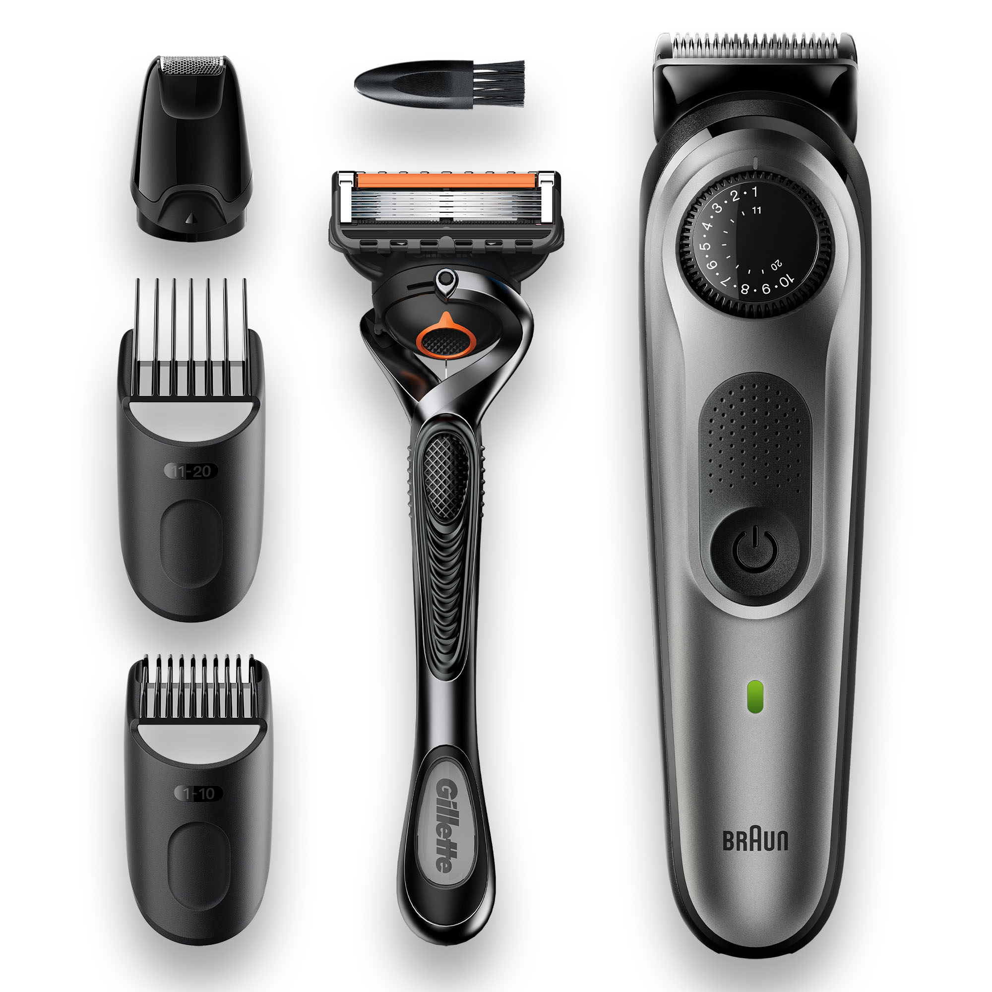 Триммер электрический Braun BT5365 Black 3 насадки + Бритва Gillette ...