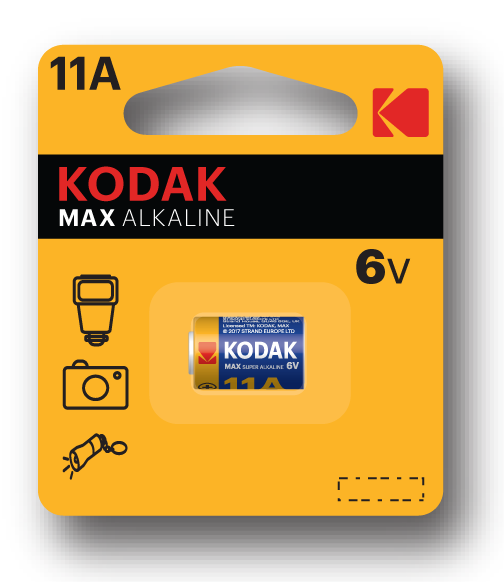 Батарейка Kodak 11A-1BL MAX SUPER Alkaline [ LR11, A11, MN11] (60/240 ...