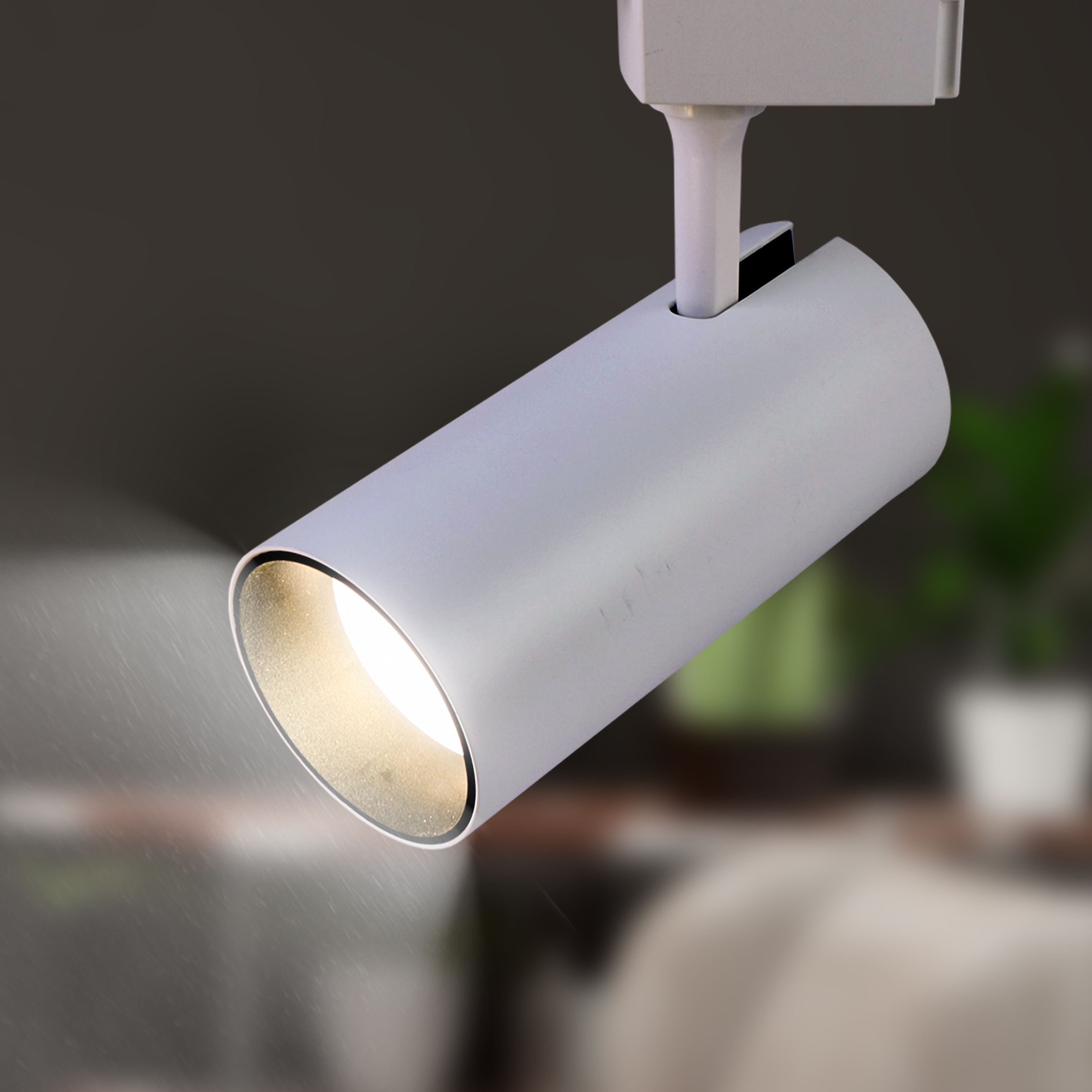 Трековый светильник однофазный ЭРА TR5-30 COB WH светодиодный 30Вт ...