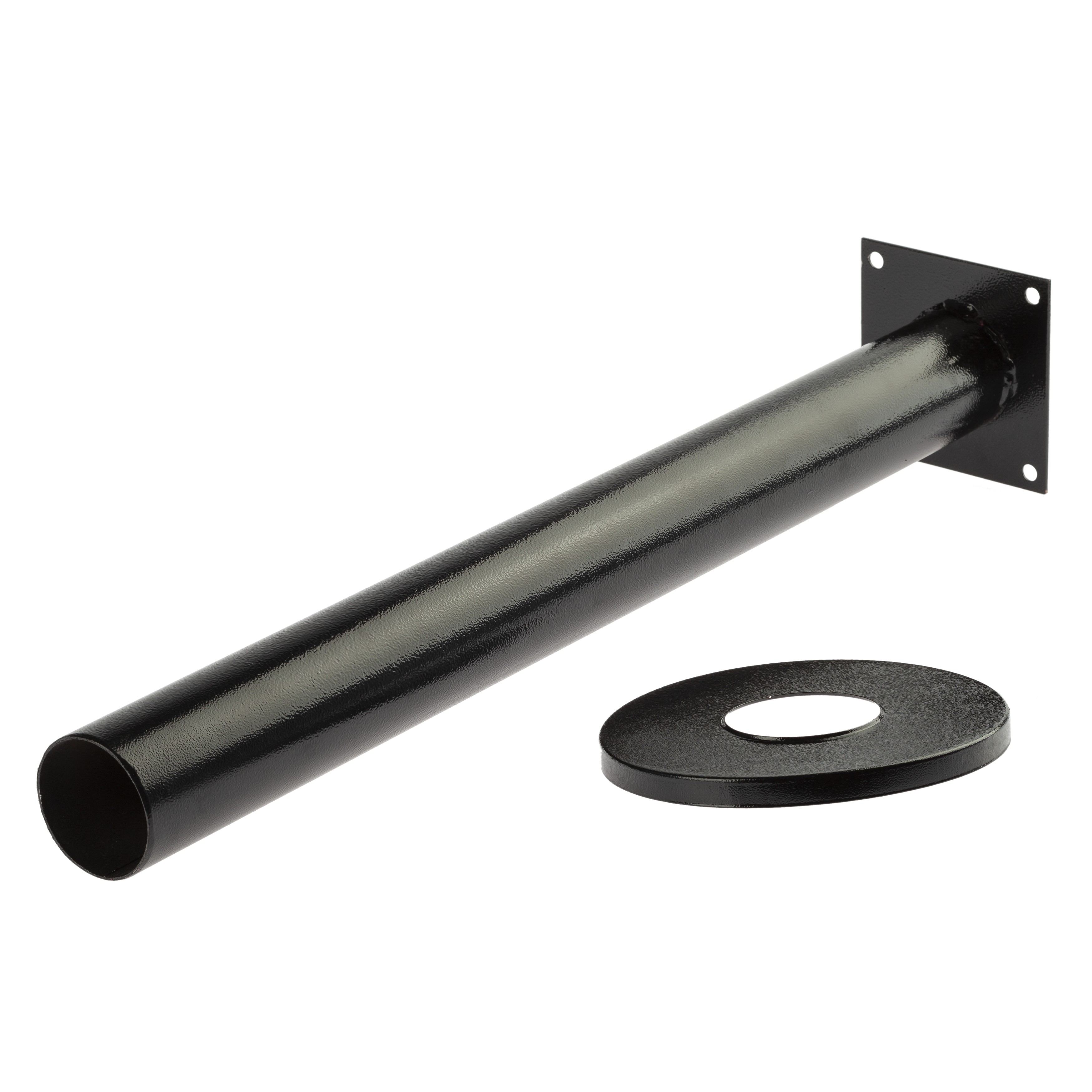 Опора металлическая 1,0 м. ЭРА Опора стальная черная эмаль для ...