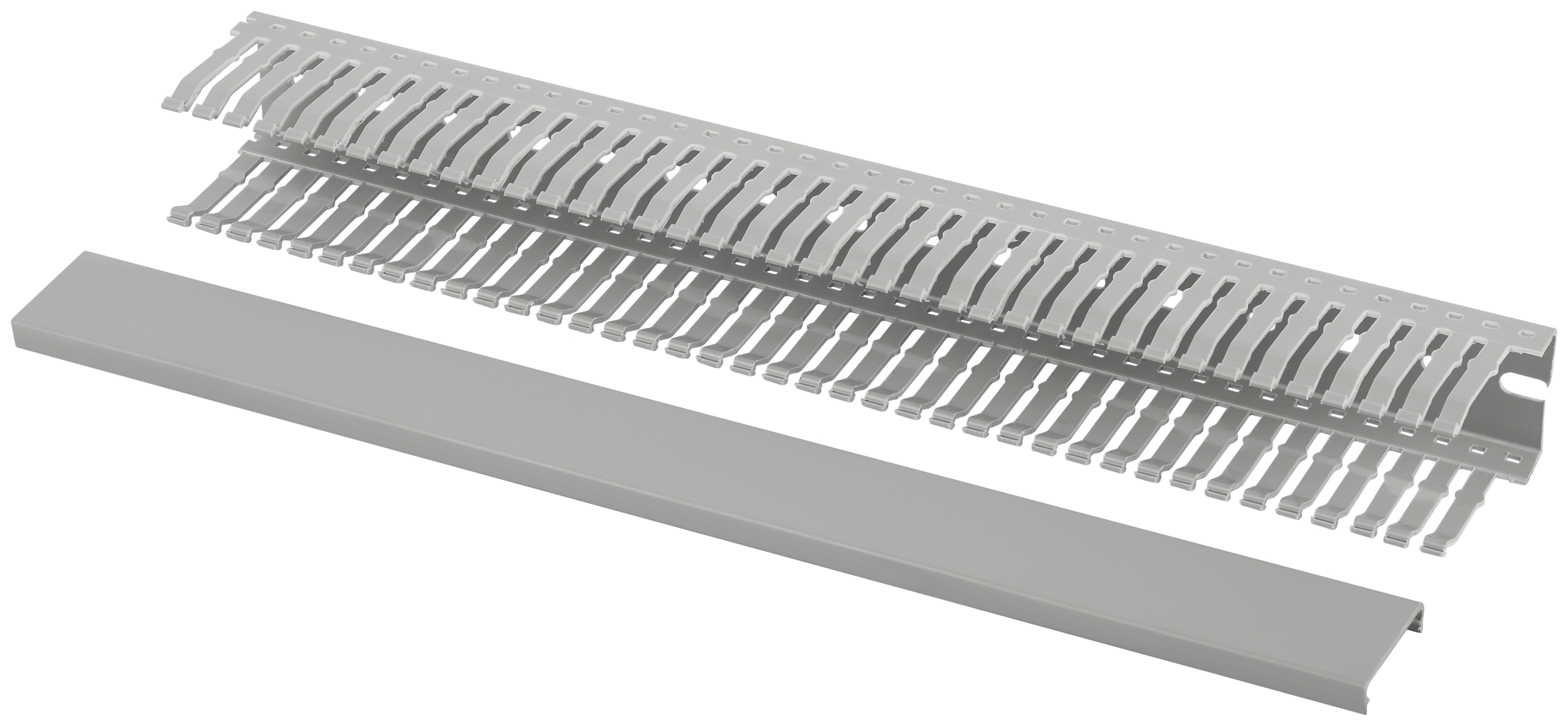 Кабель-канал ЭРА KK-40-60-PERF-RF перфорированный серый 40х60мм 36м