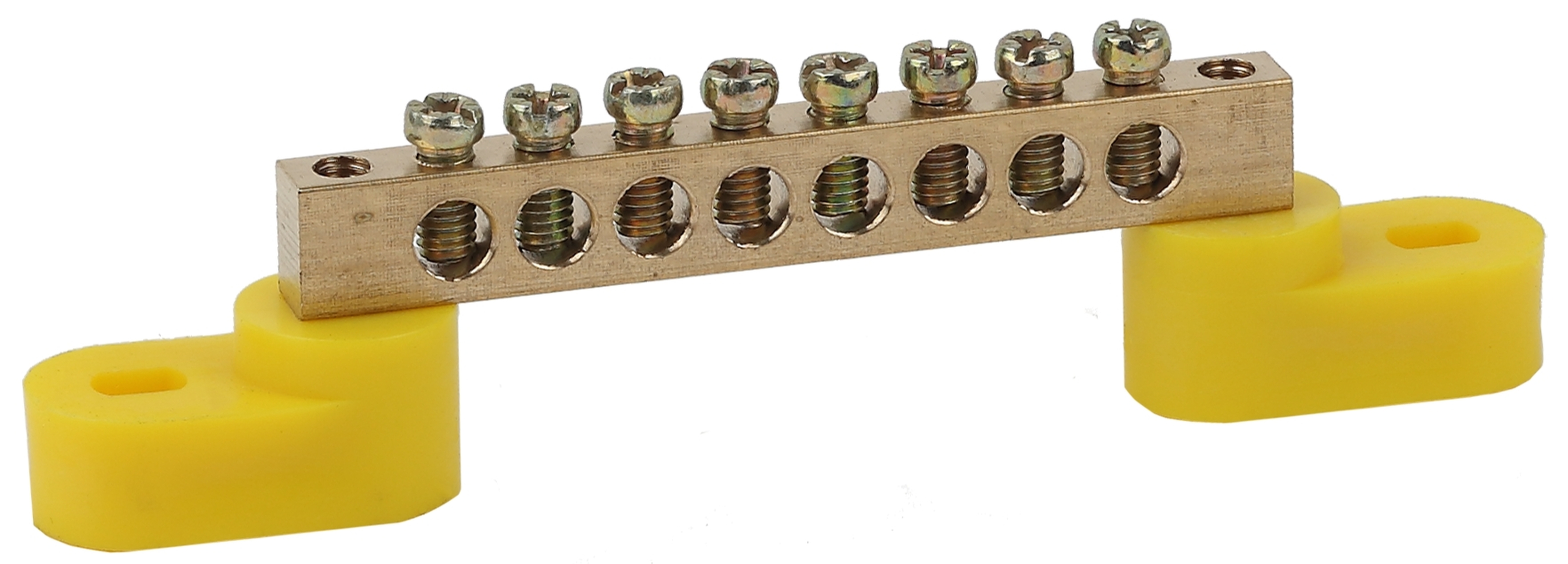 Шина ЭРА NO-222-109-1 PE земля на двух угловых изоляторах ШНИ-6х9-8-У2 ...