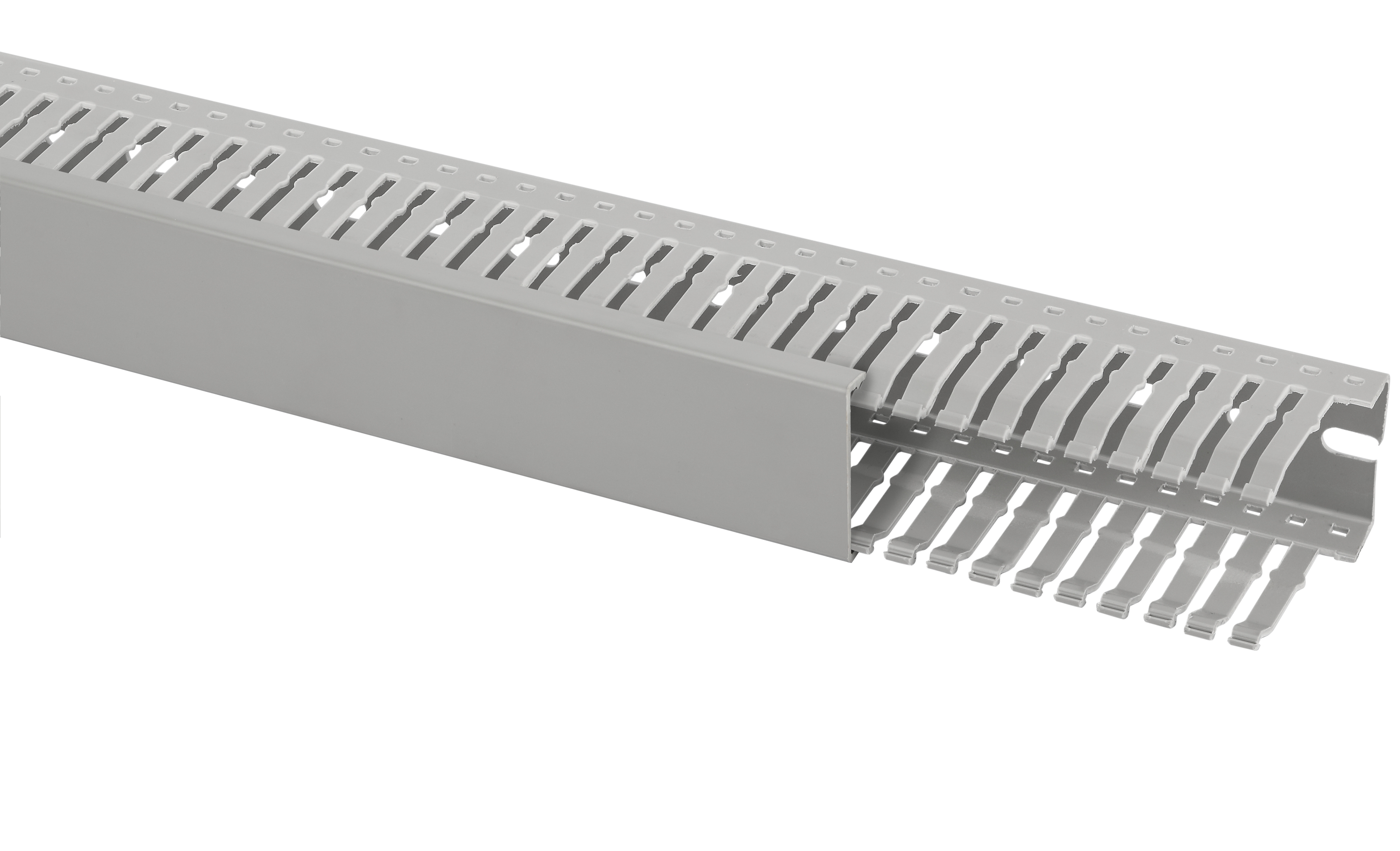 Кабель-канал ЭРА KK-40-60-PERF-RF перфорированный серый 40х60мм 36м