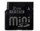 2 Гб miniSD карта от I-O Data