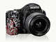 Цифровой фотоаппарат K-m + DA 18-55, инкрустированный стразами Swarovski