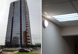 Светильники и электротехника ЭРА установлены в новом ЖК 
