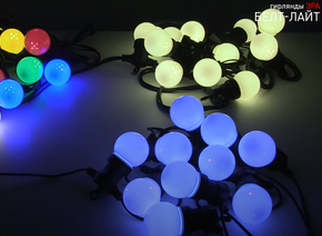 Видеообзор праздничных LED-гирлянд ЭРА 