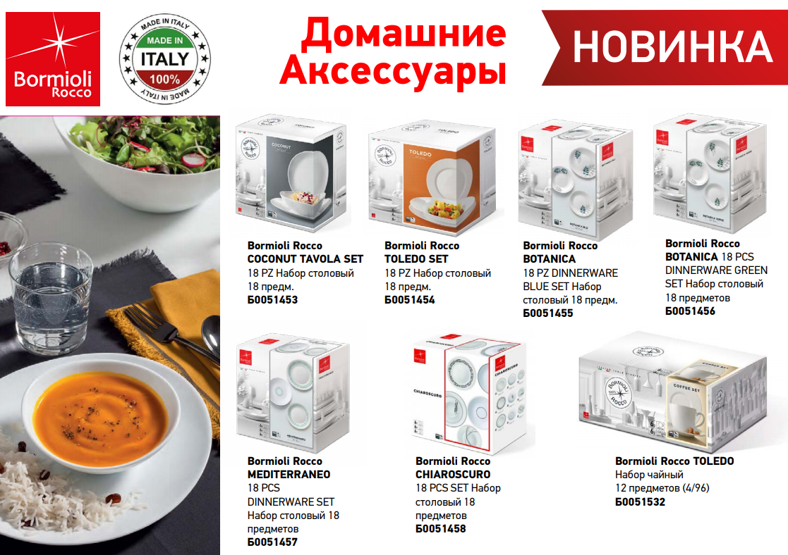 Bormioli Rocco: летняя коллекция посуды итальянского бренда