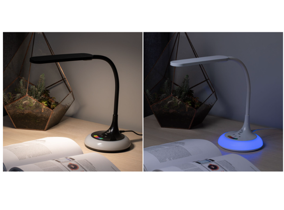 Новый настольный светильник со встроенным RGB-ночником — ЭРА NLED-481