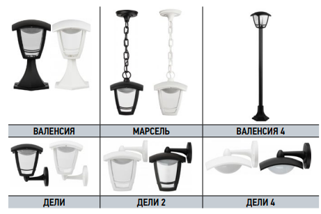 ЭРА выпустила линейку садово-парковых LED-светильников с цветовой температурой 3000К