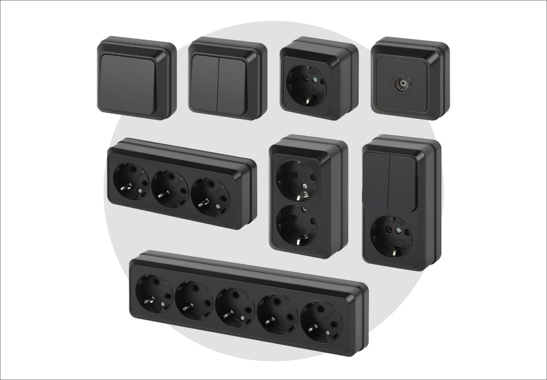 Полная линейка ЭУИ Intro Quadro в цвете антрацит доступна к заказу