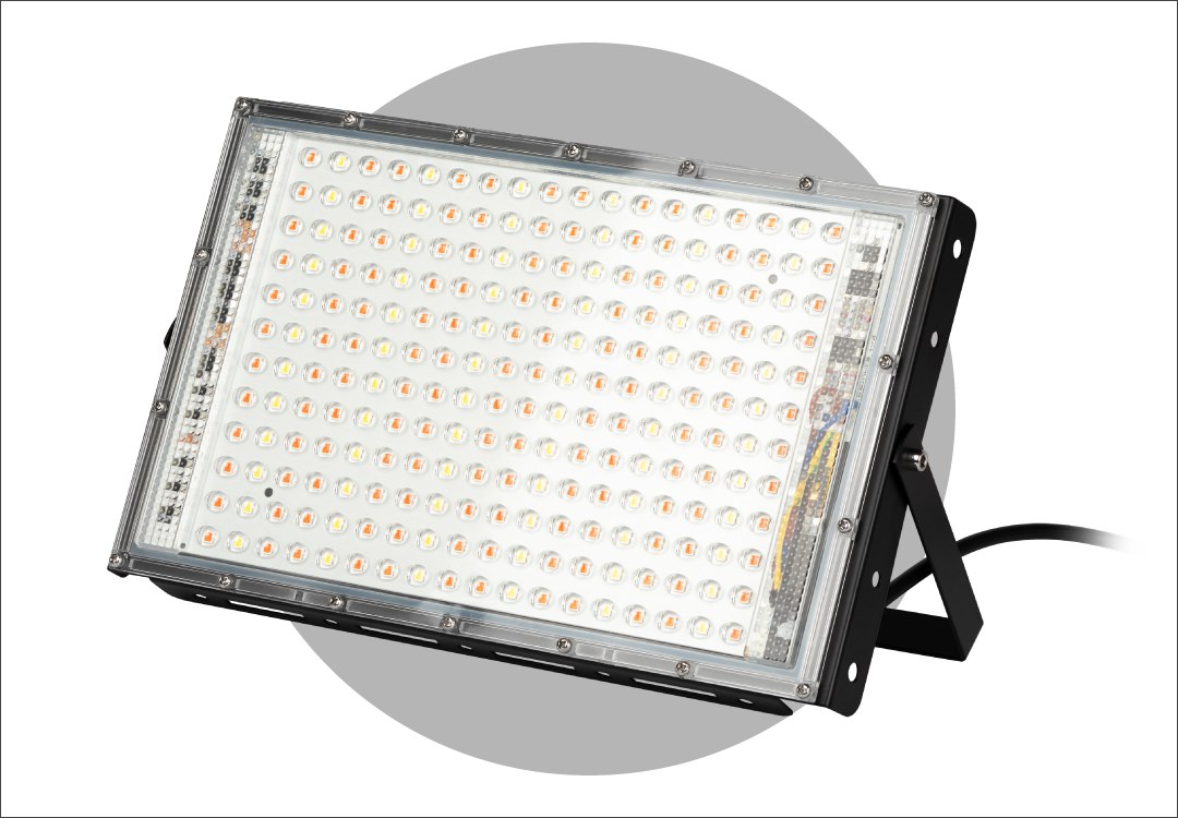 Фитопрожектор ЭРА Green Line повышенной мощности: 200 Вт, полный спектр