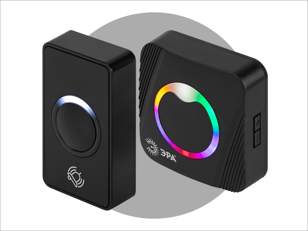 ЭРА POLYCOLOR — беспроводные звонки с уникальным цифровым кодом и RGB-индикацией вызова