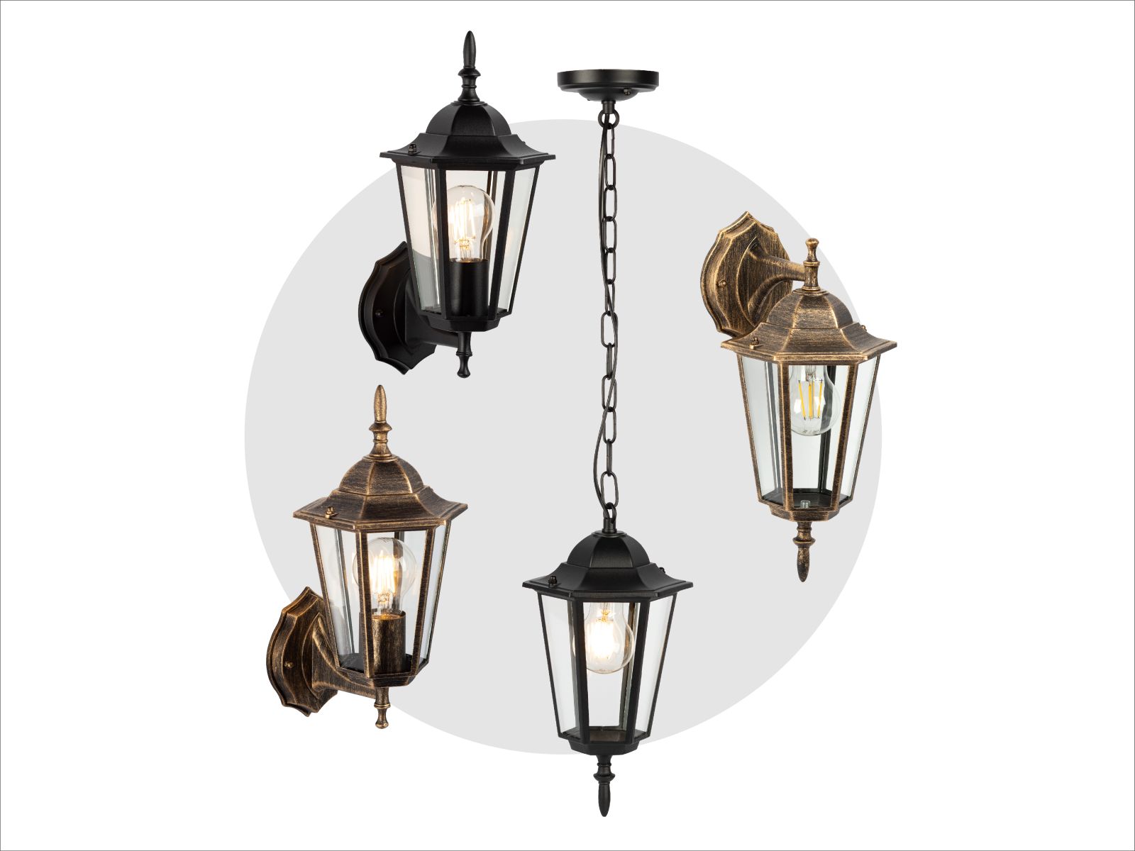 Новые садово-парковые светильники ЭРА «Веледа»: фасадные и подвесные